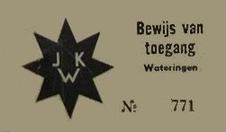 Golden Earring show ticket#771 April 27, 1970 Wateringen - JKW